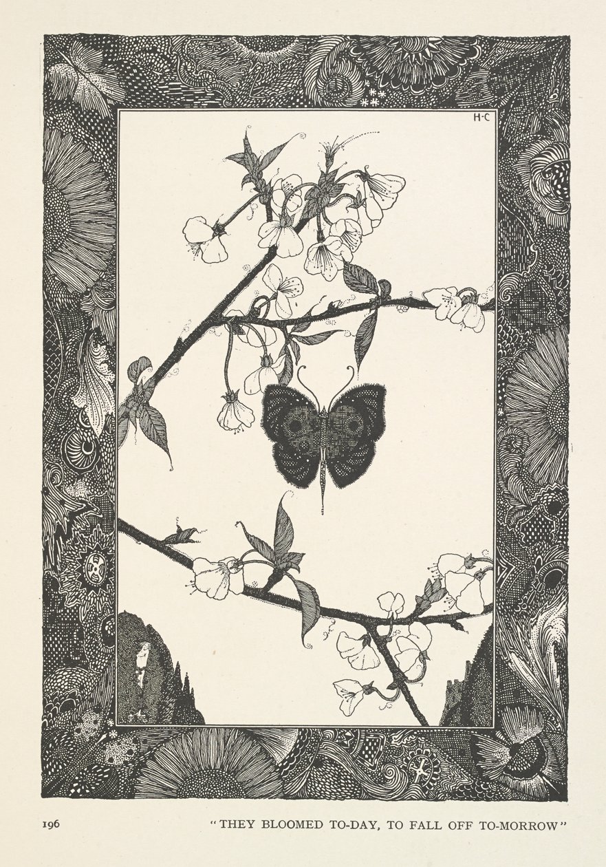 Der Schmetterling. Sie blühten heute, um morgen abzufallen. von Harry Clarke