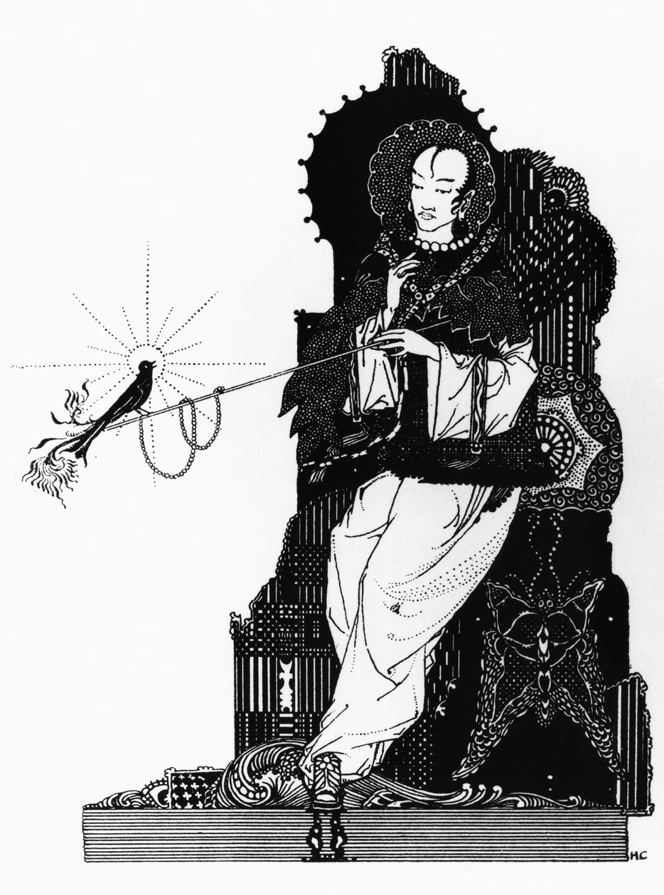 Der Kaiser und die Nachtigall, Illustration für 