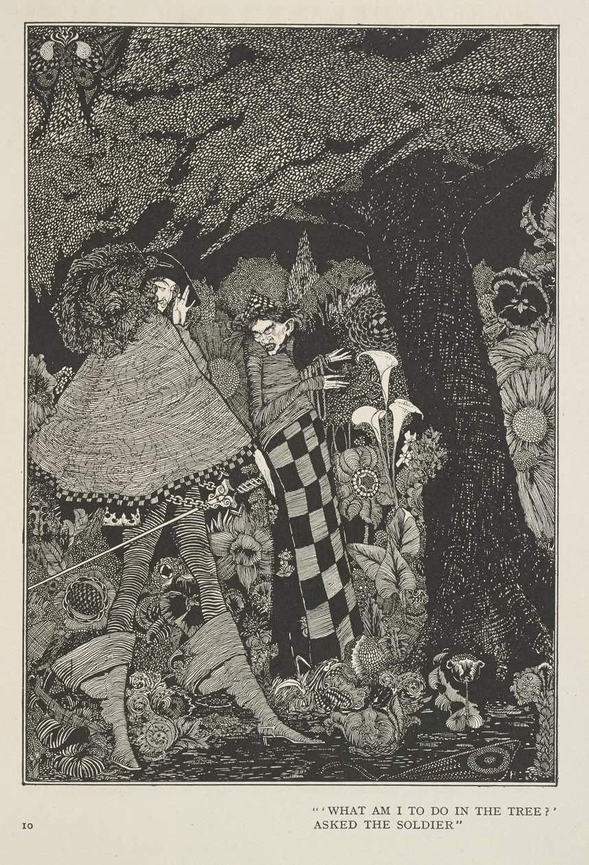 Das Feuerzeug. "Was soll ich im Baum tun?" fragte der Soldat. von Harry Clarke