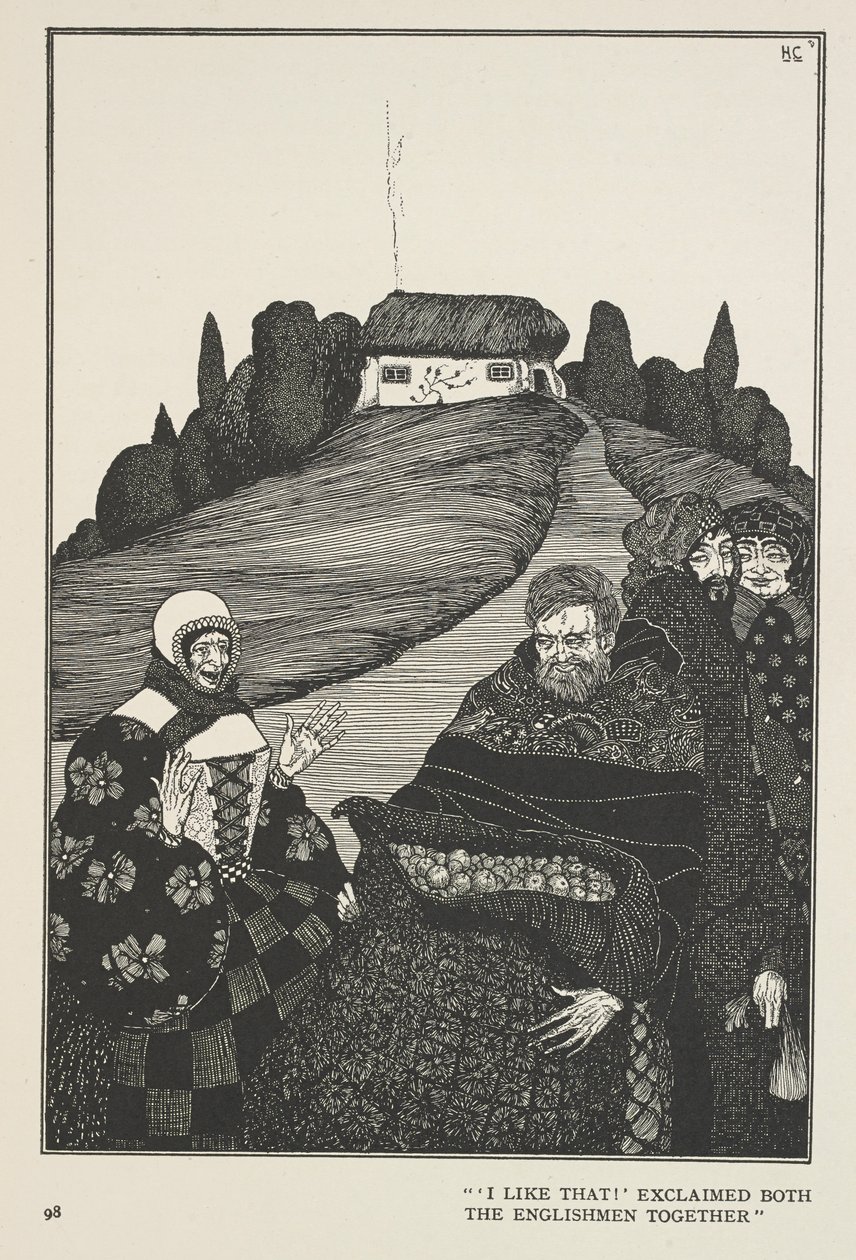Was der alte Mann tut, ist immer richtig. "Das gefällt mir!" riefen beide Engländer zusammen. von Harry Clarke