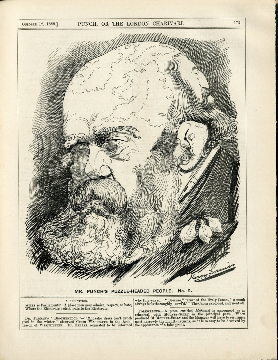 Illustration von Harry Furniss in Punch von Harry Furniss