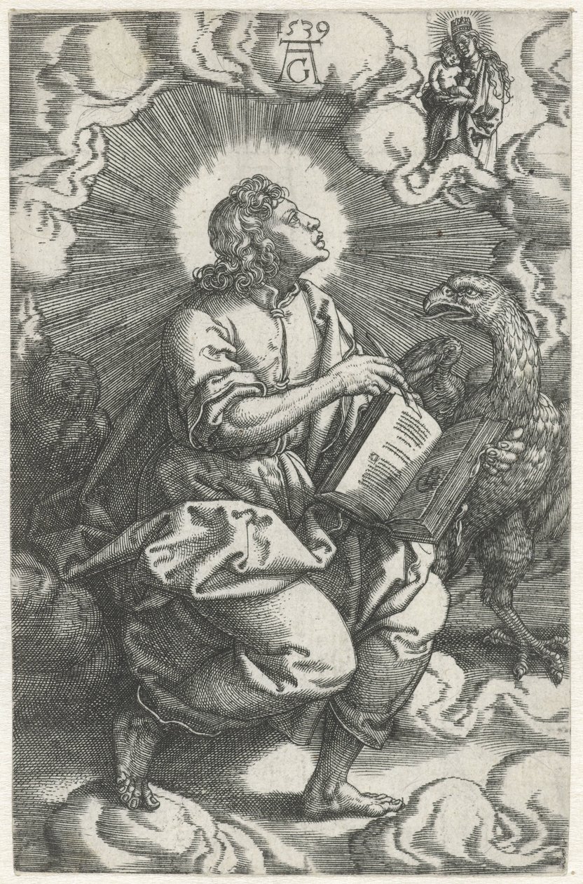 Johannes Vier Evangelisten (Serientitel) von Heinrich Aldegrever