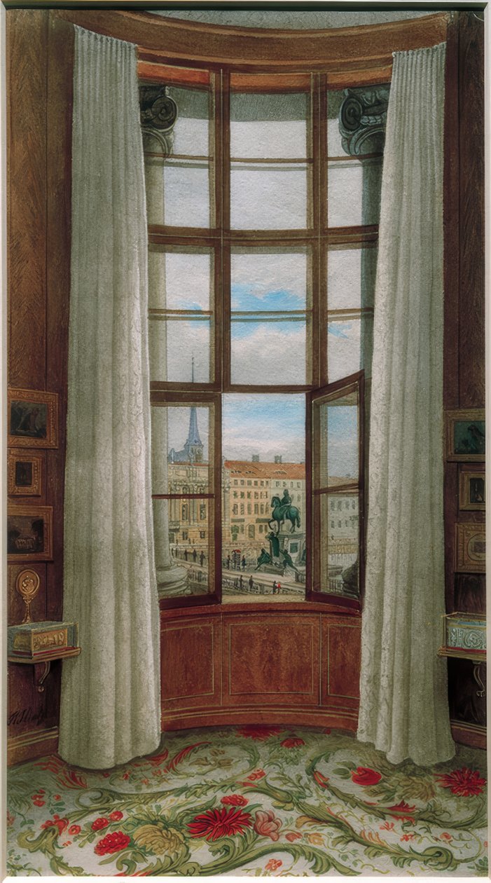 Blick aus dem Berliner Stadtschloss von Heinrich Hintze