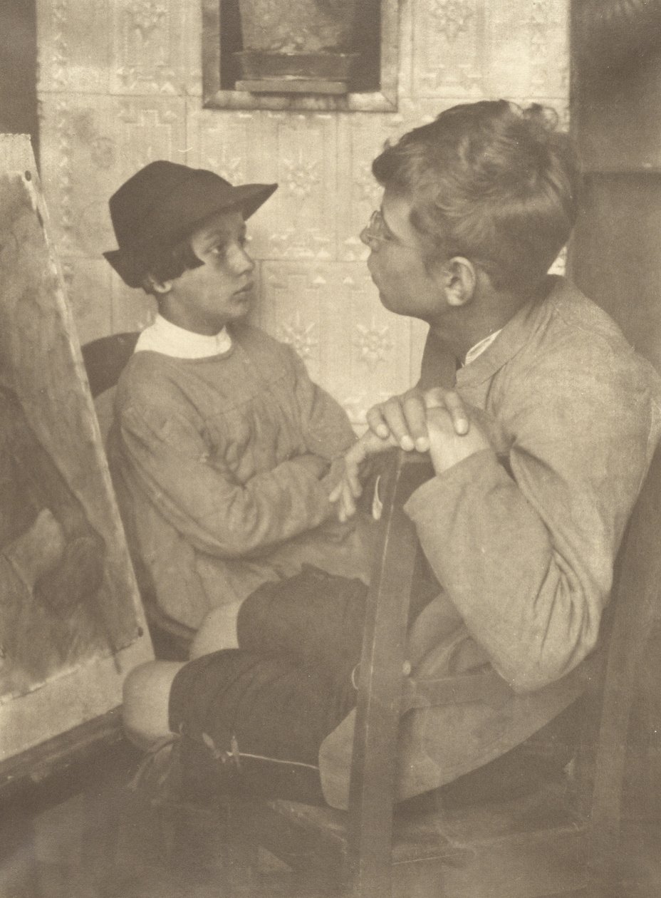 Die Kinder des Künstlers von Heinrich Kuhn