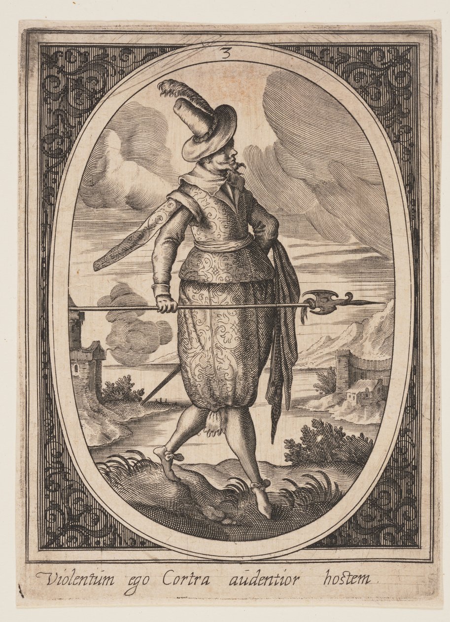 Tafel 3 aus Militärfiguren von Heinrich Ulrich