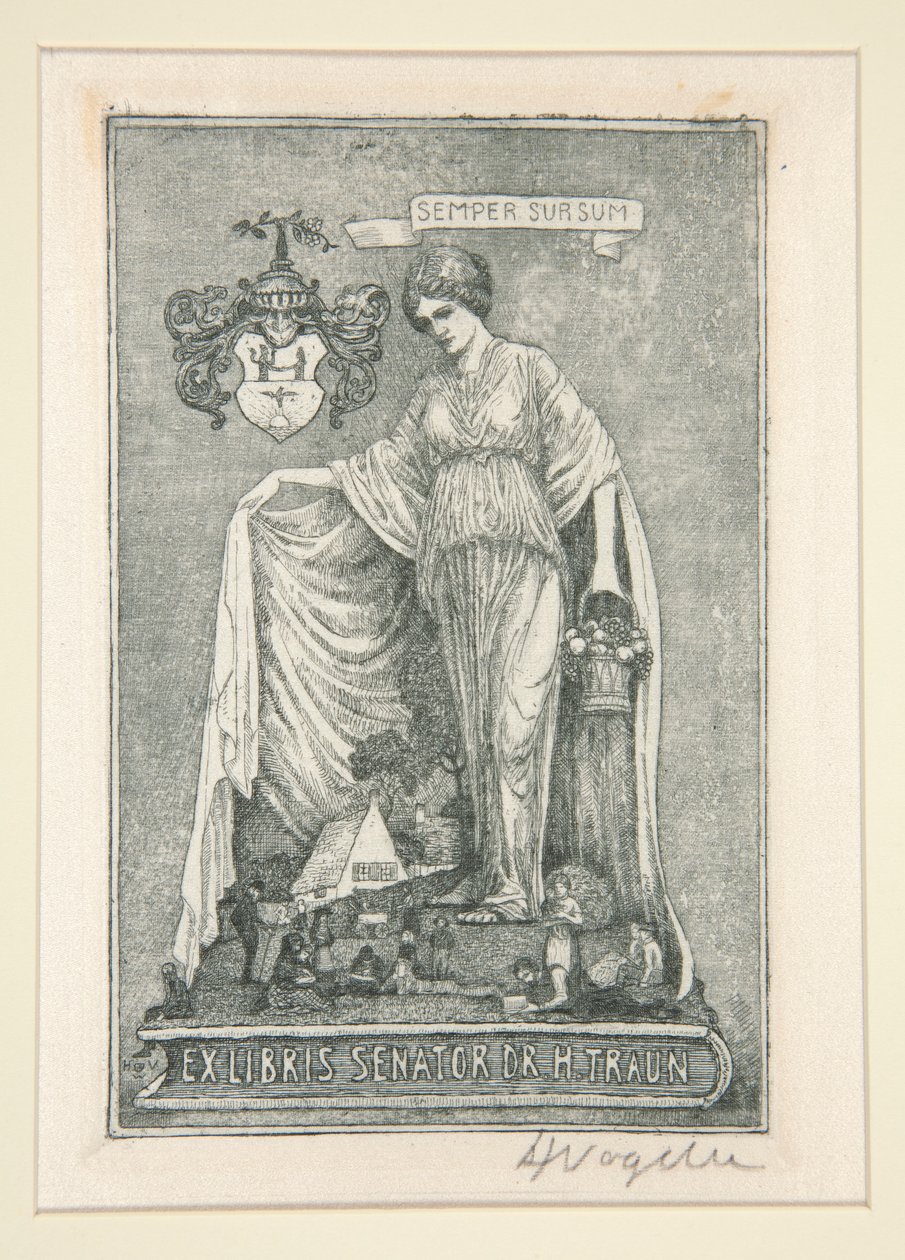 Exlibris von Heinrich Vogeler