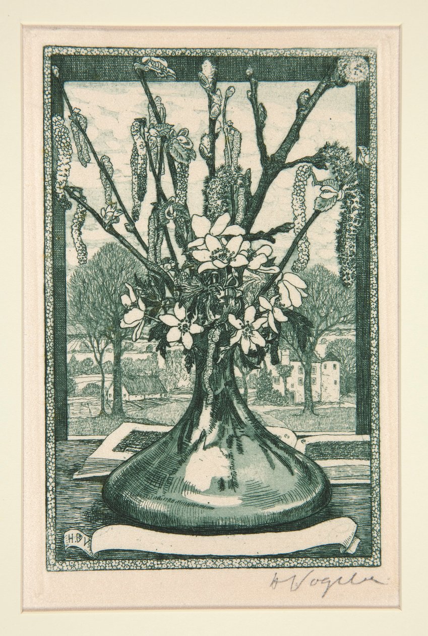 Exlibris von Heinrich Vogeler