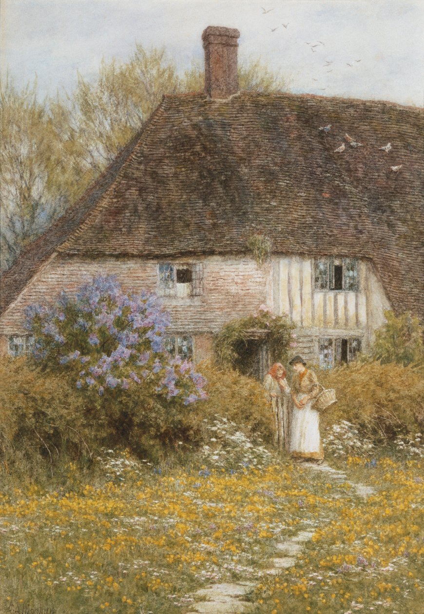 Ein Kentish Cottage von Helen Allingham