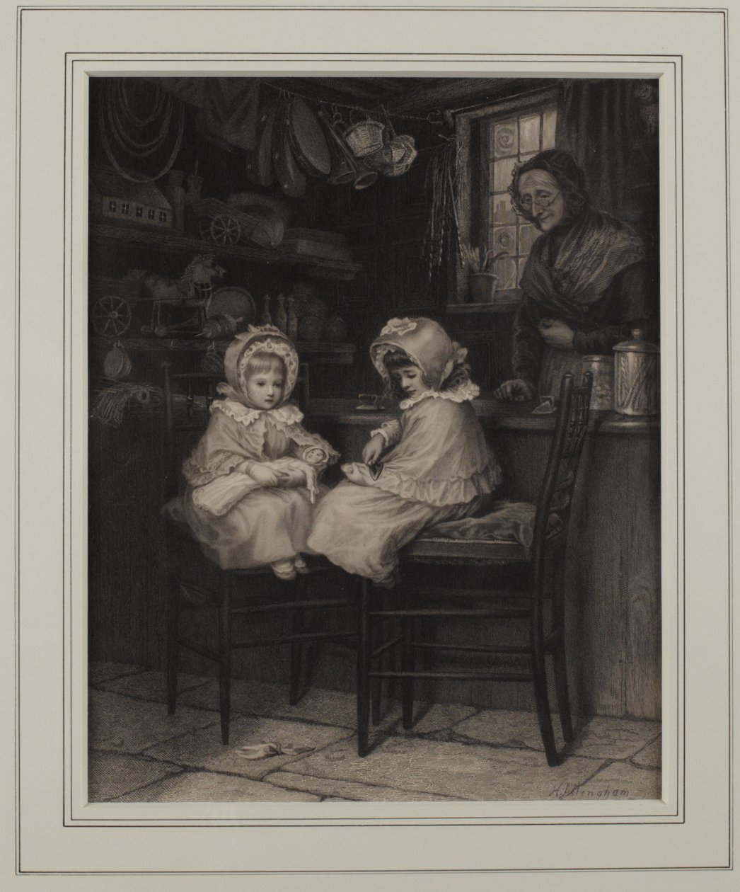 Flat Iron for a Farthing von Helen Allingham