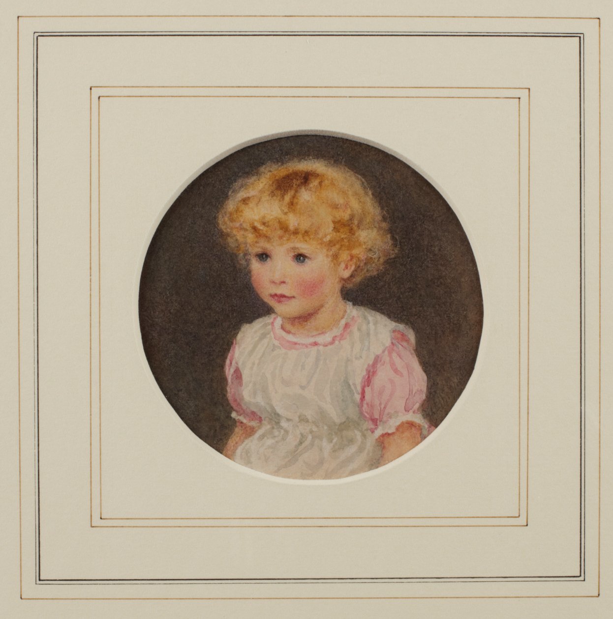 Henry Allingham, im Alter von 3 Jahren von Helen Allingham