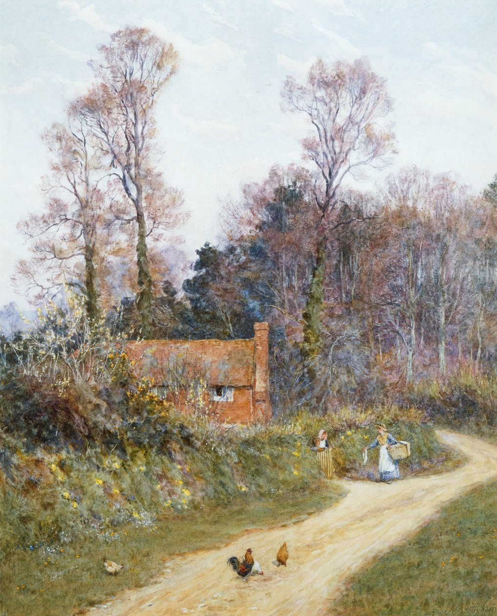 In einer Witley Lane von Helen Allingham