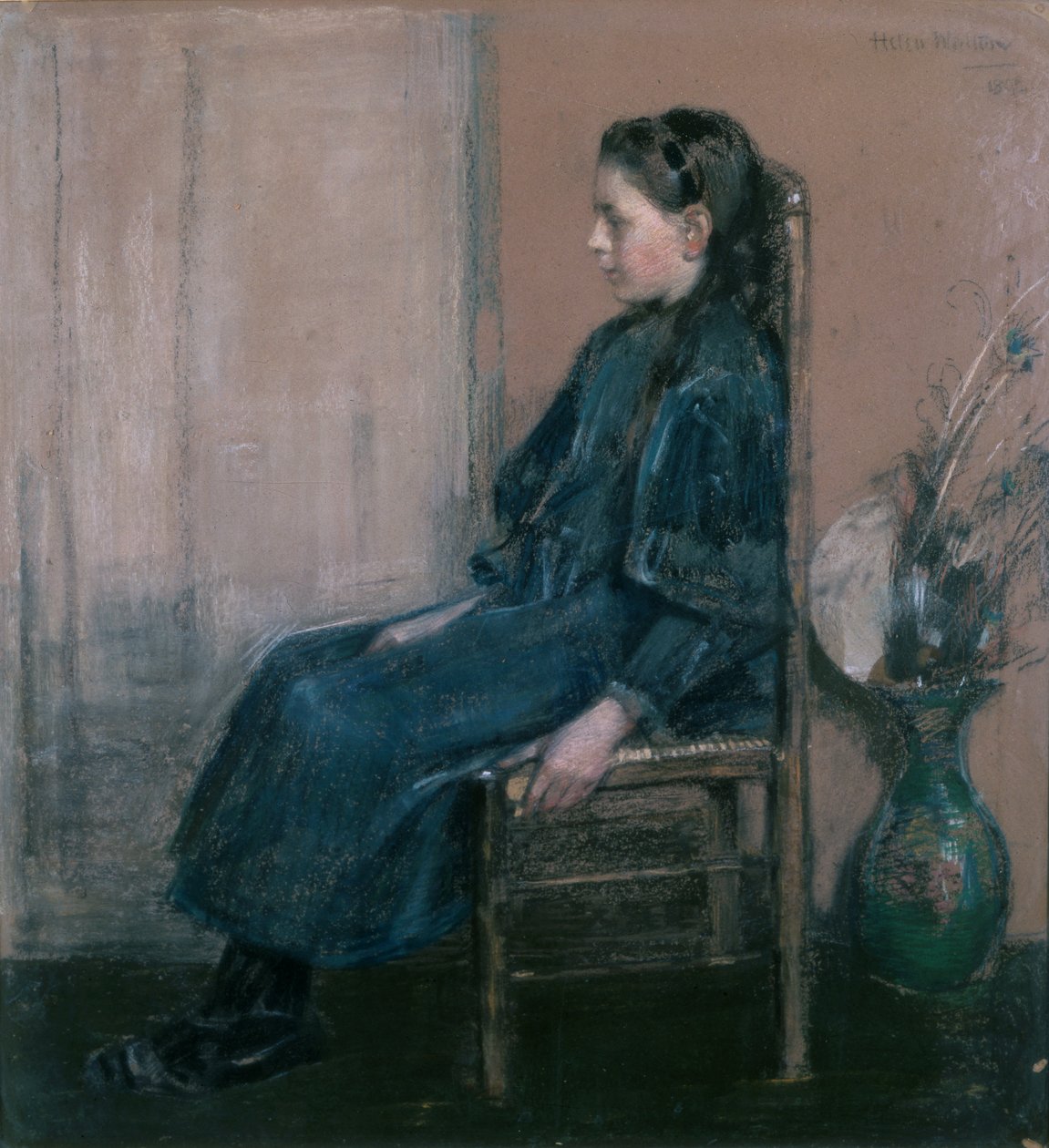Porträt der Tochter des Künstlers, Lillian von Helen Walton