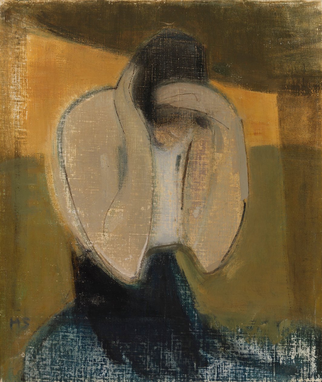 Die Zigeunerin; Die Romani-Frau von Helene Schjerfbeck