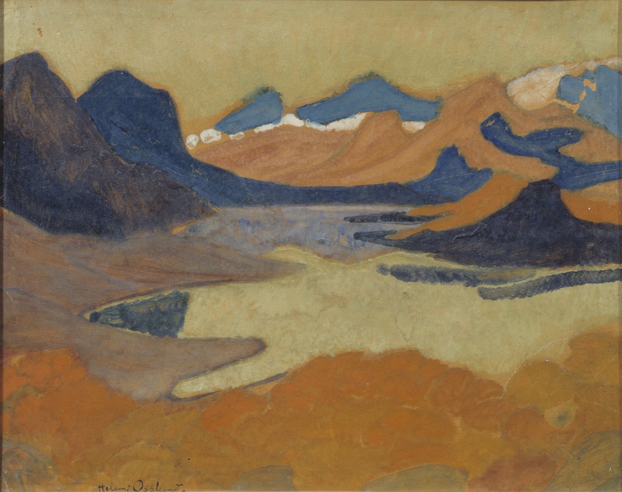Auf dem Weg nach Stora Sjöfallet von Helmer Osslund