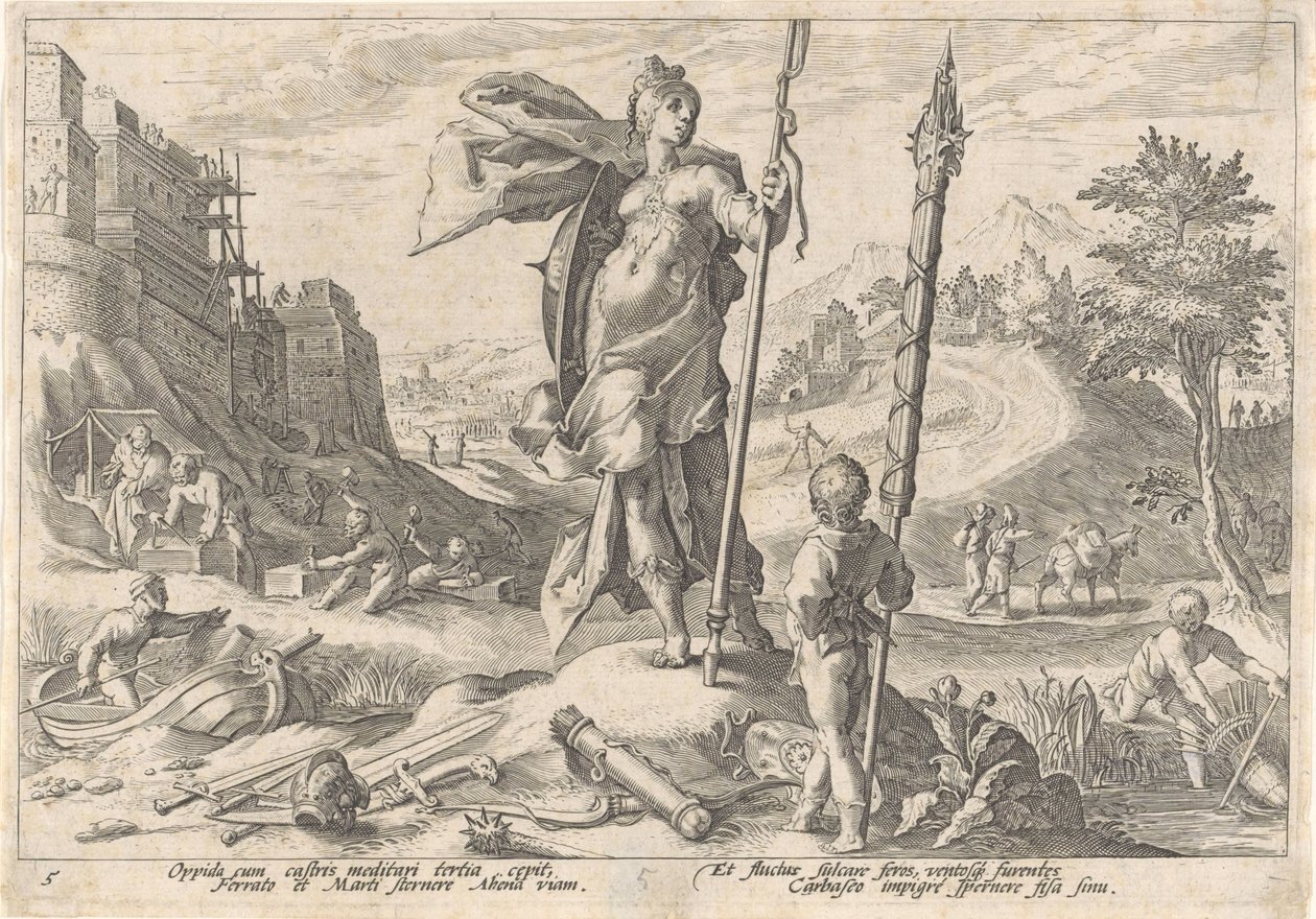Das Bronzezeitalter von Hendrick Goltzius (workshop of)