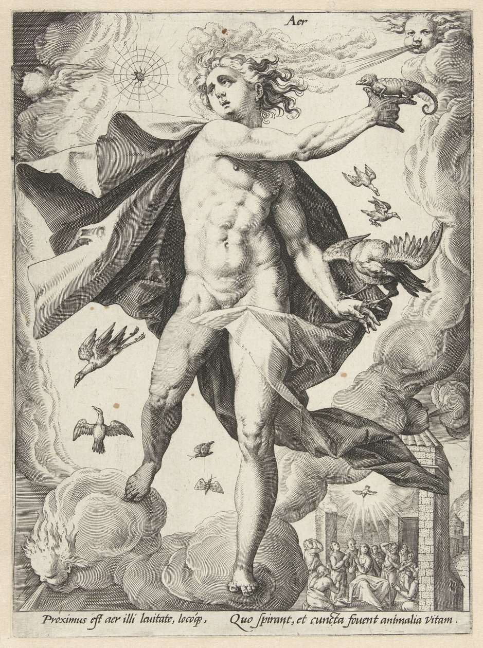 Luft von Hendrick Goltzius (workshop of)