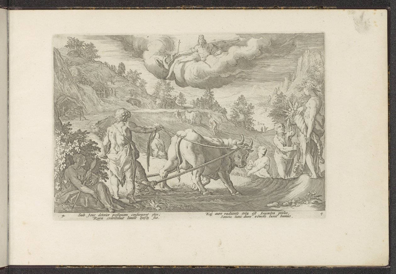 Silbernes Zeitalter (Serie) von Hendrick Goltzius (workshop of)