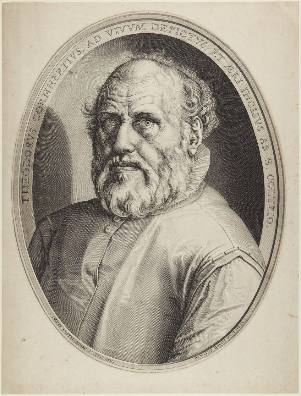 Dirck Volckertsz. Coornhert von Hendrick Goltzius