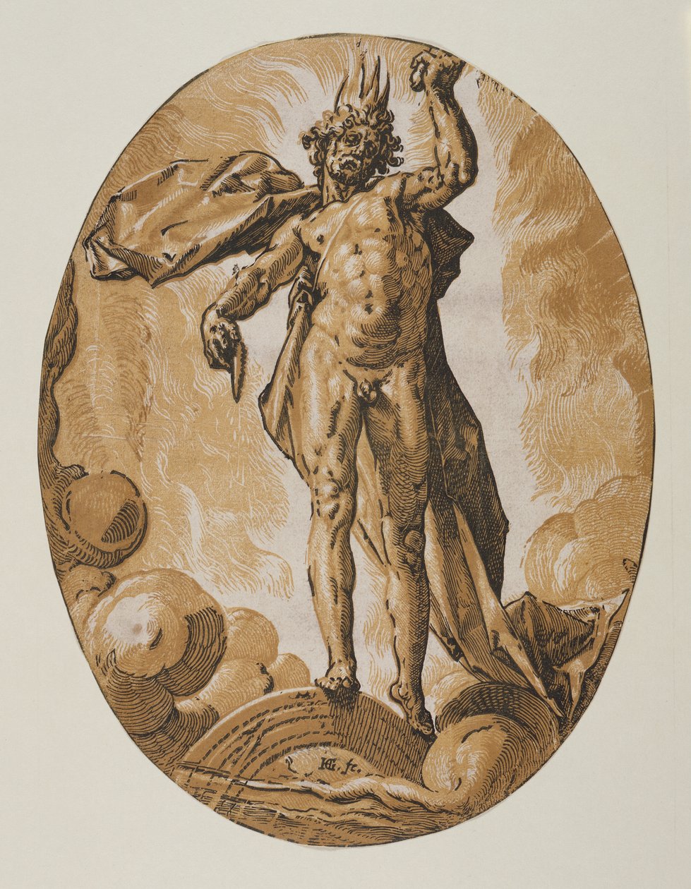 Helios von Hendrick Goltzius