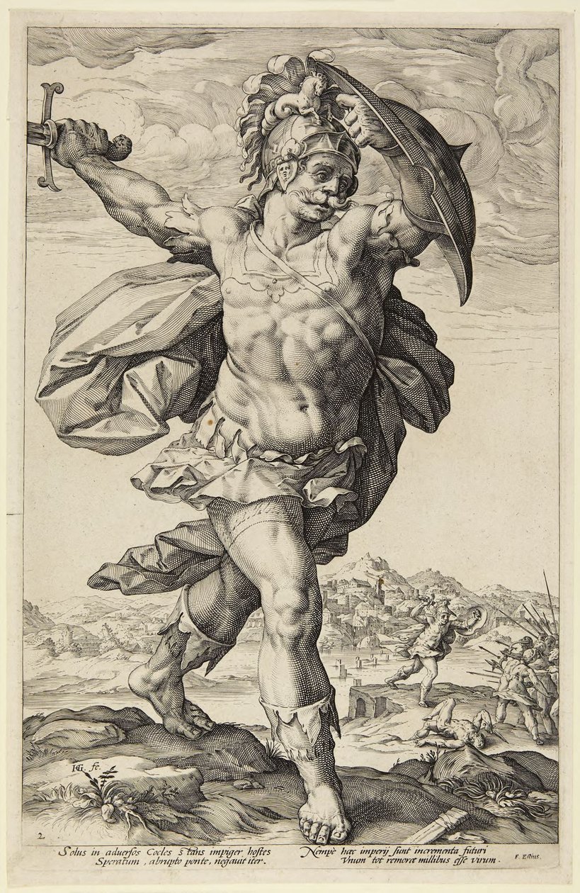 Horatius Cocles von Hendrick Goltzius