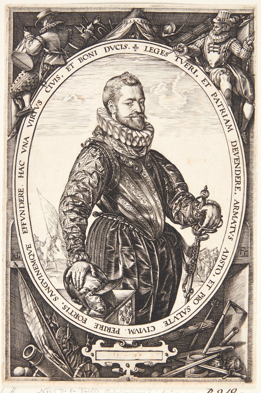 Jacques de la Faille von Hendrick Goltzius