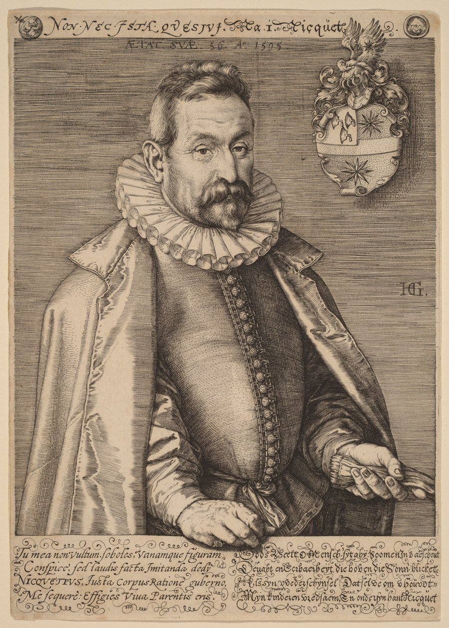 Jan Nicquet von Hendrick Goltzius