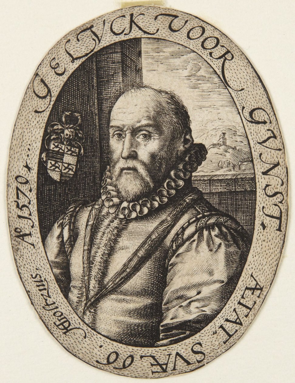 Jan van Broeckhoven von Hendrick Goltzius