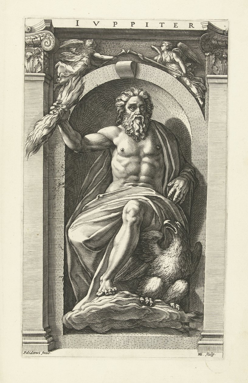 Jupiter von Hendrick Goltzius