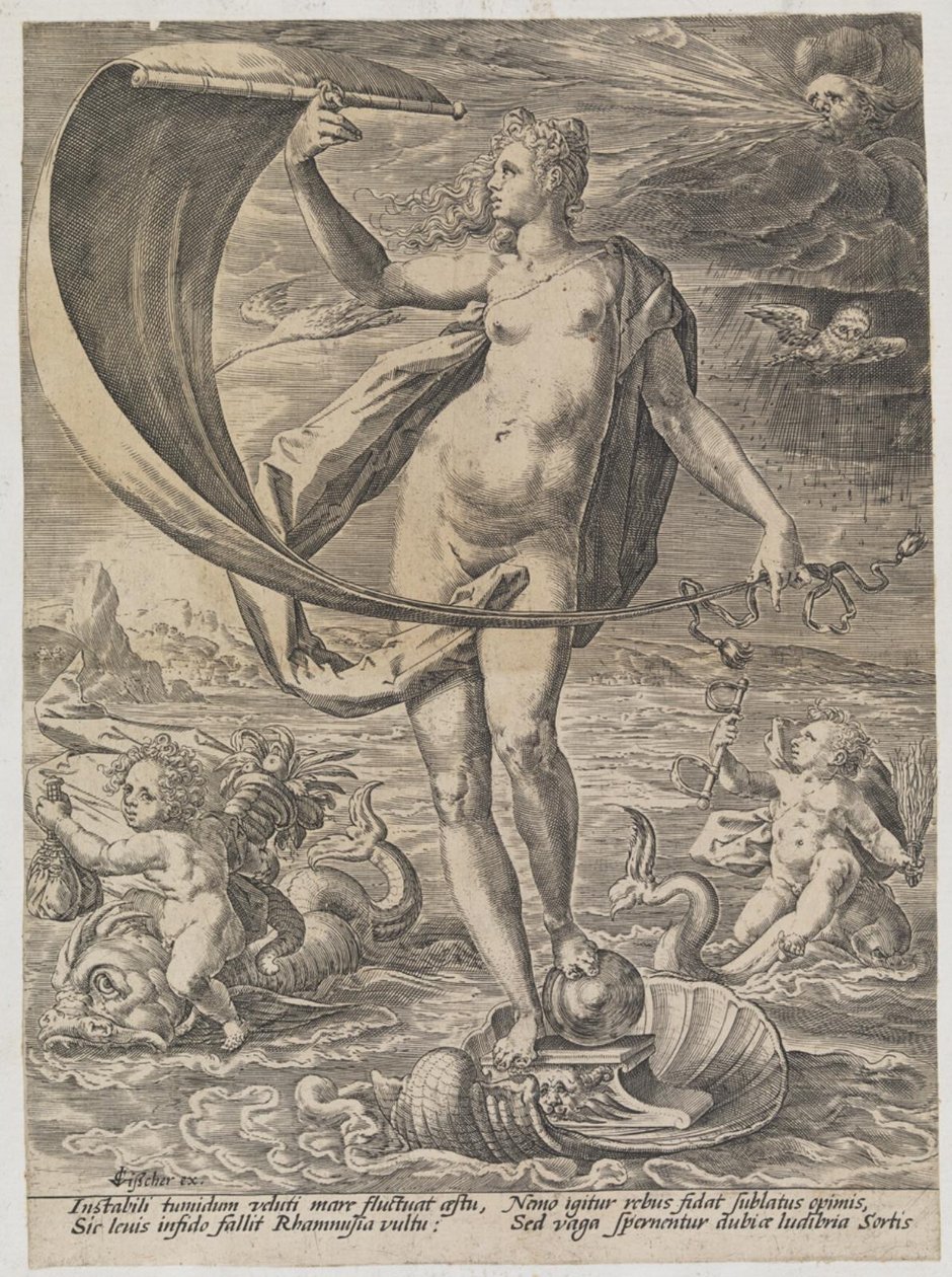 Lykken (Instabili tumidum veluti ...) von Hendrick Goltzius