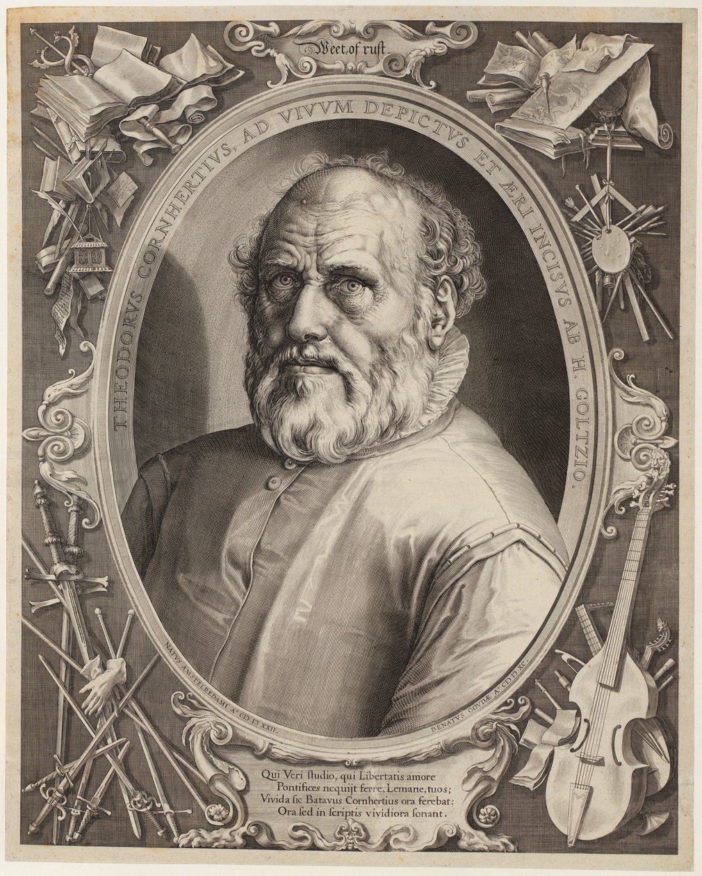 Mars und Venus von Vulkan überrascht von Hendrick Goltzius