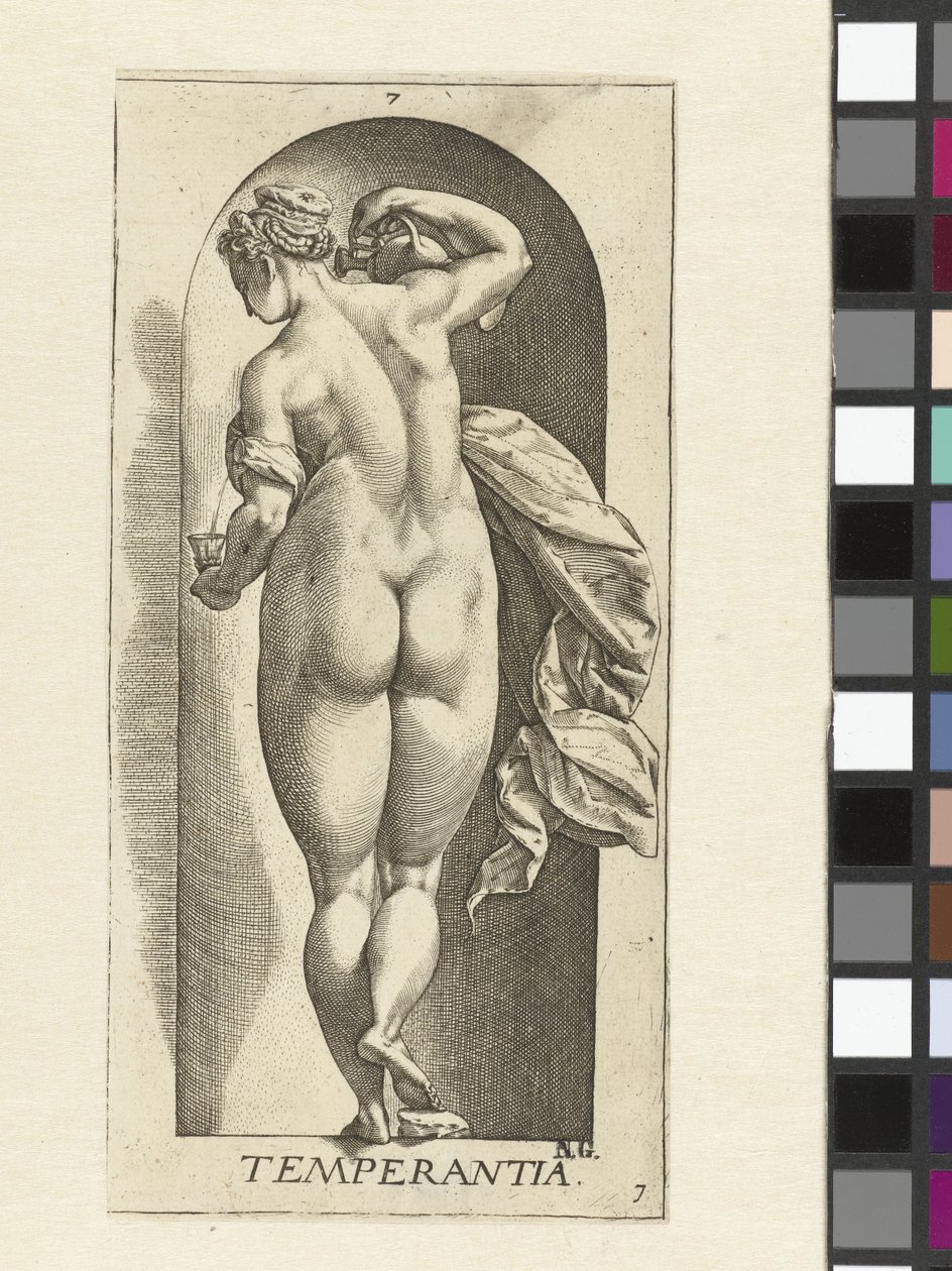 Mäßigkeit von Hendrick Goltzius