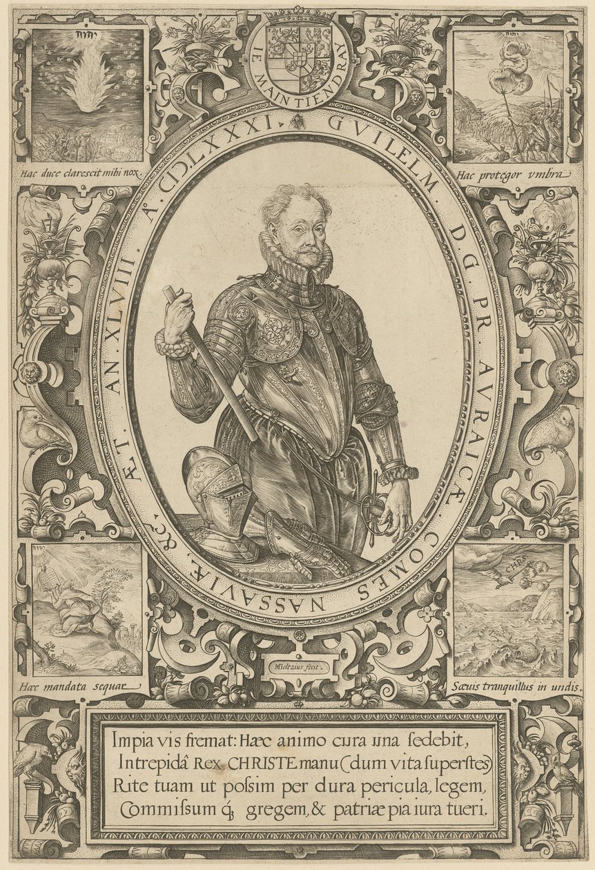 Porträt von Wilhelm I. von Oranien von Hendrick Goltzius