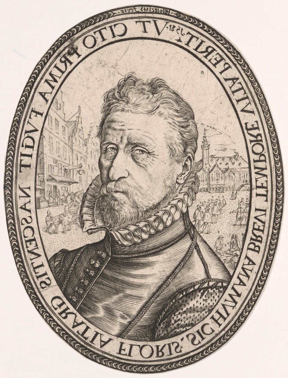 Porträt von Albert Fransz. Schatter von Hendrick Goltzius