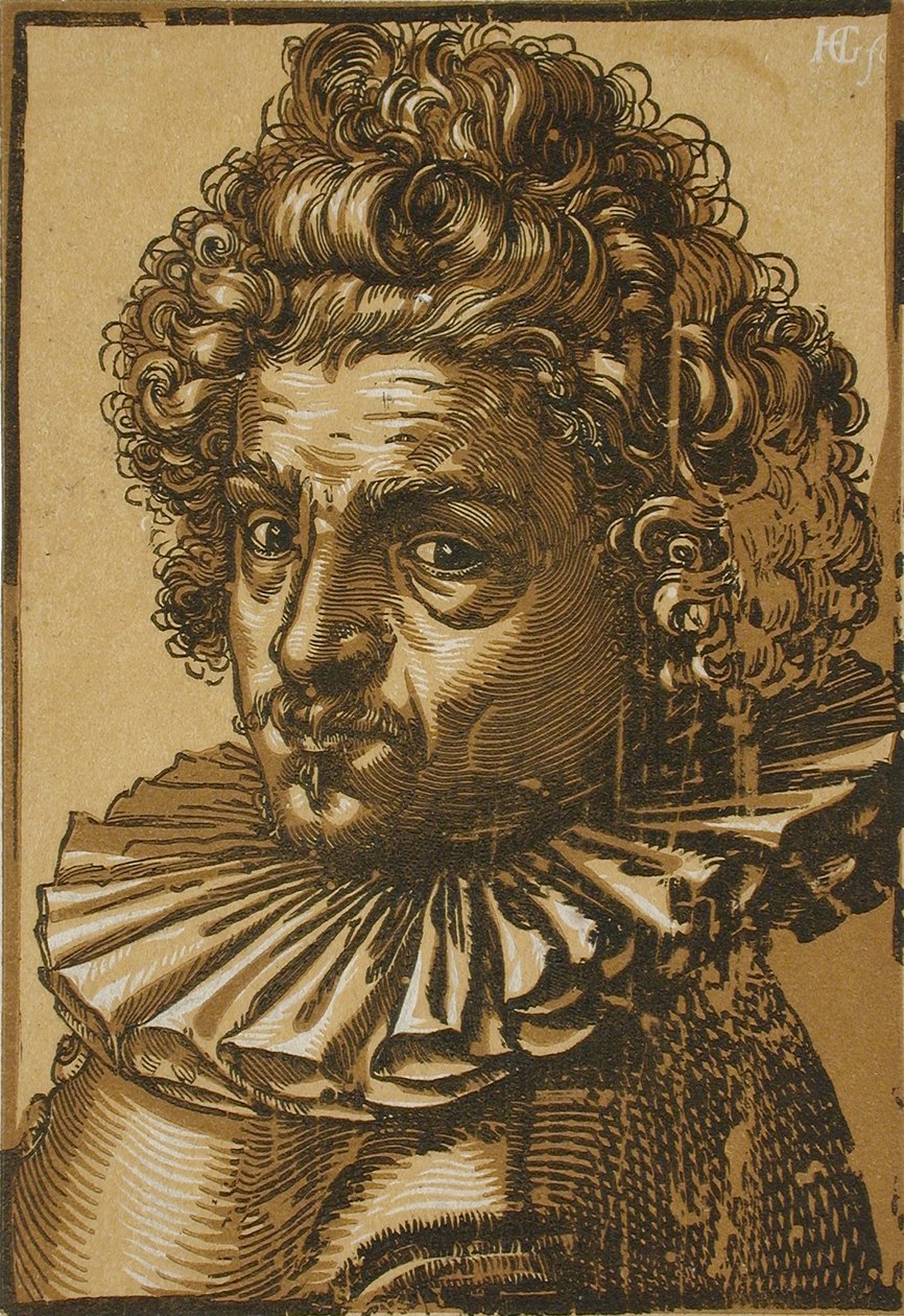 Porträt von Gillis van Breen von Hendrick Goltzius