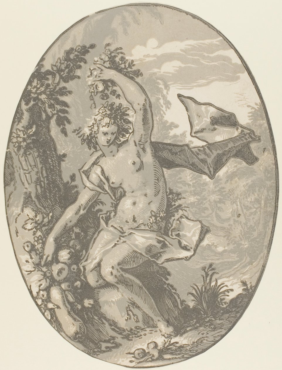 Proserpina, Tafel fünf aus Demogorgon und die Götter von Hendrick Goltzius
