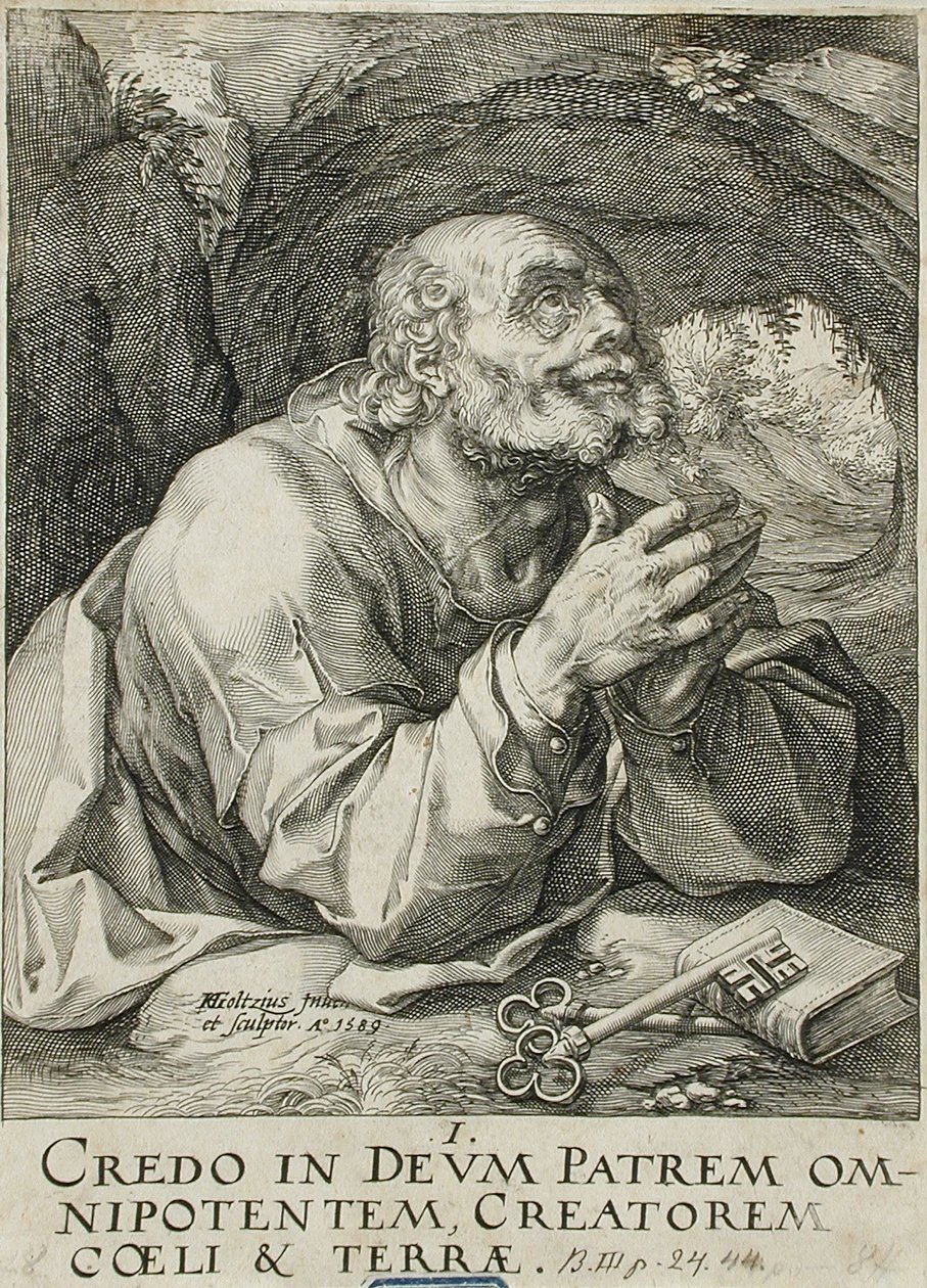 Sankt Peter von Hendrick Goltzius