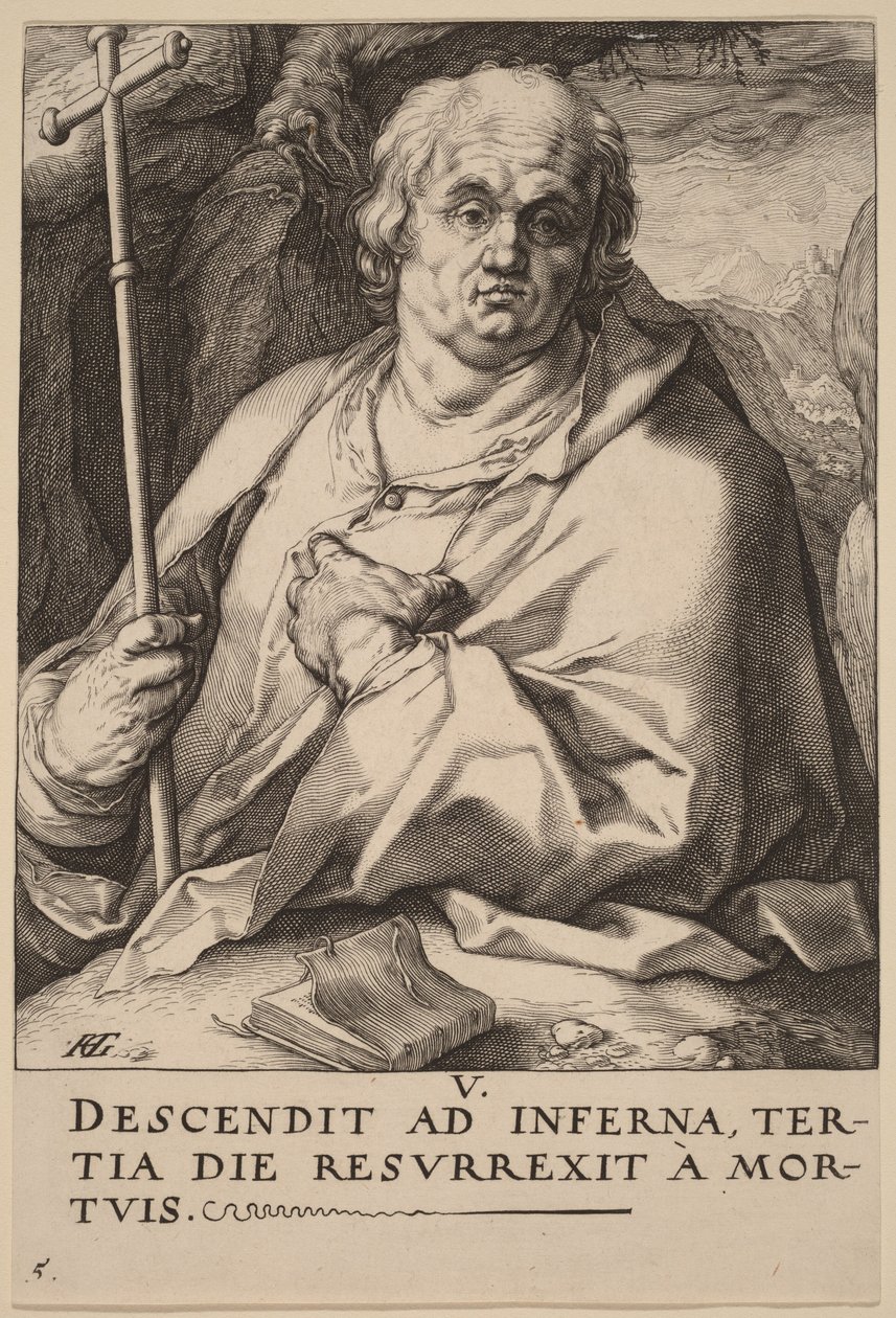 Heiliger Philippus von Hendrick Goltzius