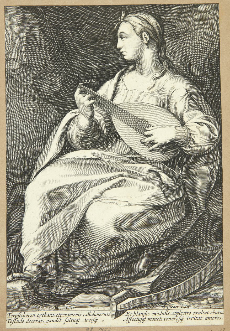 Terpsichore von Hendrick Goltzius