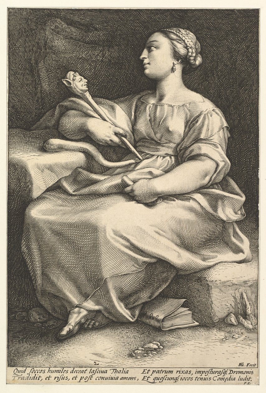 Thalia von Hendrick Goltzius