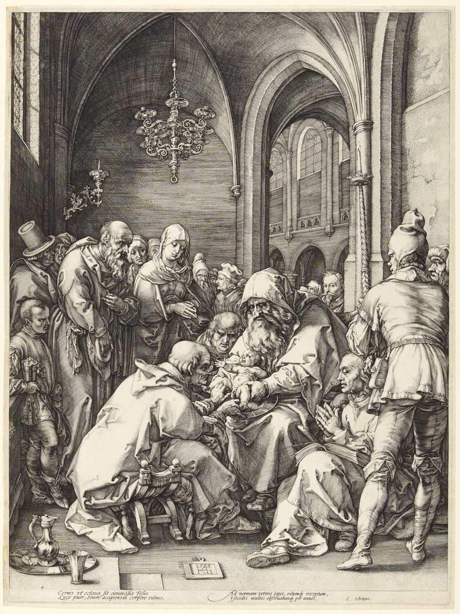 Die Beschneidung von Hendrick Goltzius