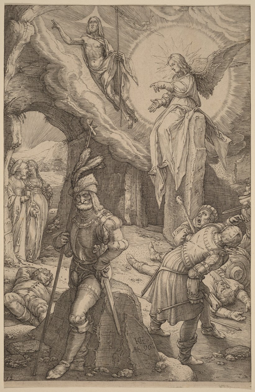 Die Auferstehung von Hendrick Goltzius