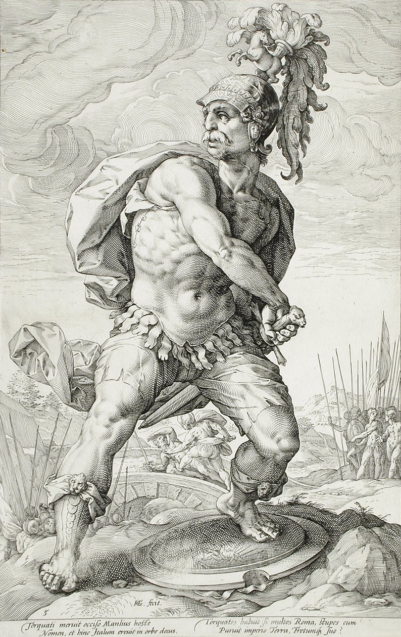 Titus Manlius Torquatus von Hendrick Goltzius