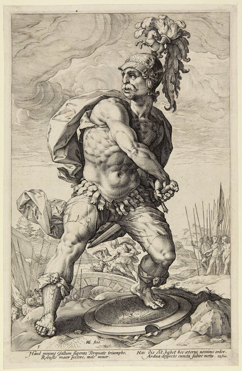 Titus Manlius Torquatus von Hendrick Goltzius