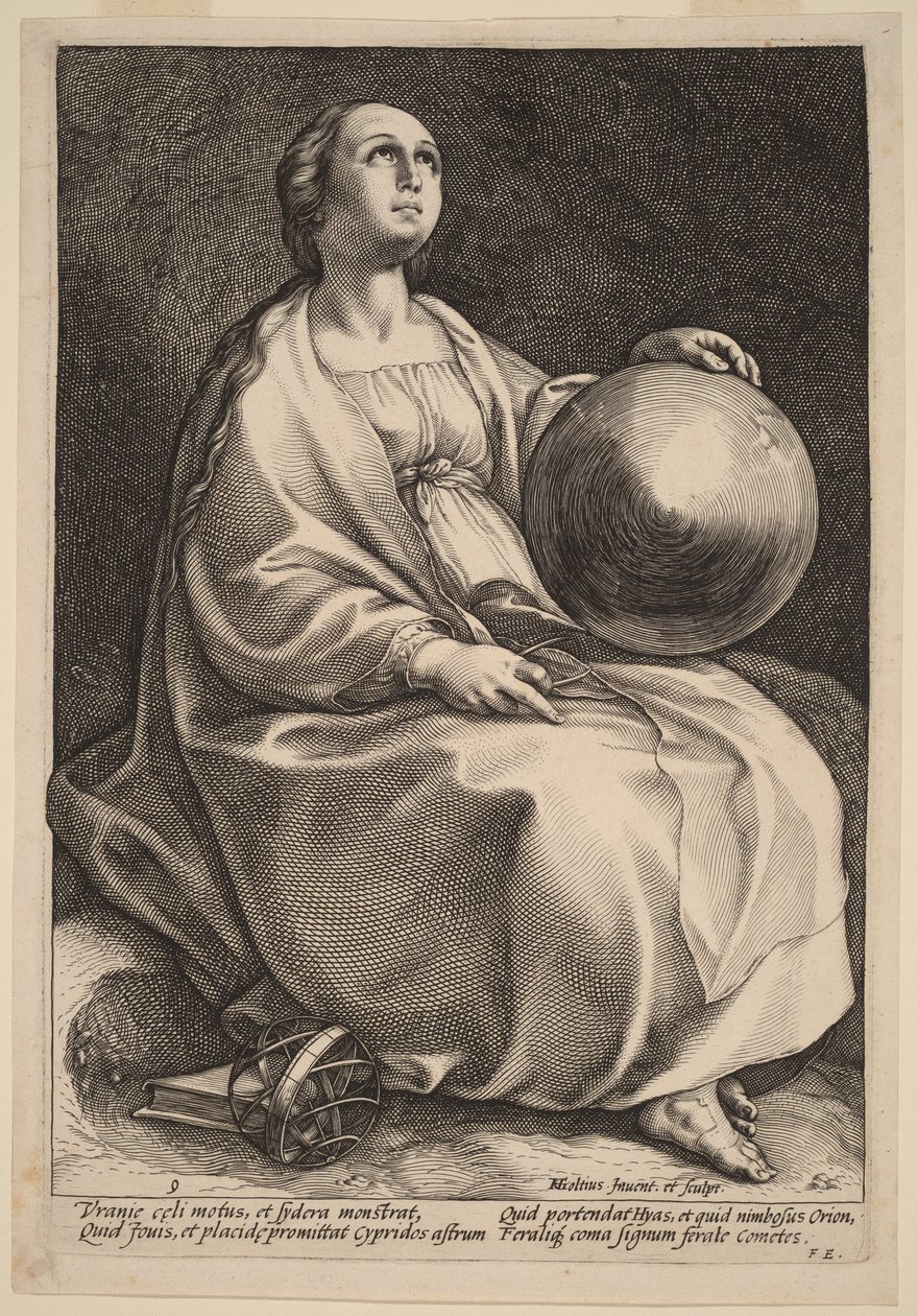 Urania von Hendrick Goltzius