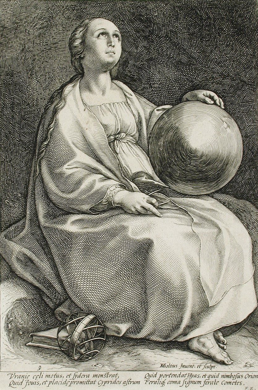 Urania von Hendrick Goltzius