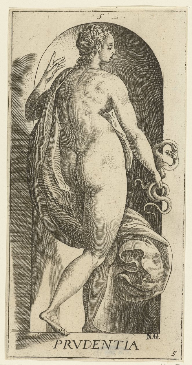 Vorsicht von Hendrick Goltzius