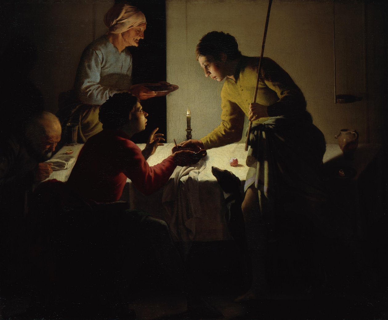 Esau verkauft sein Erstgeburtsrecht von Hendrick ter Brugghen