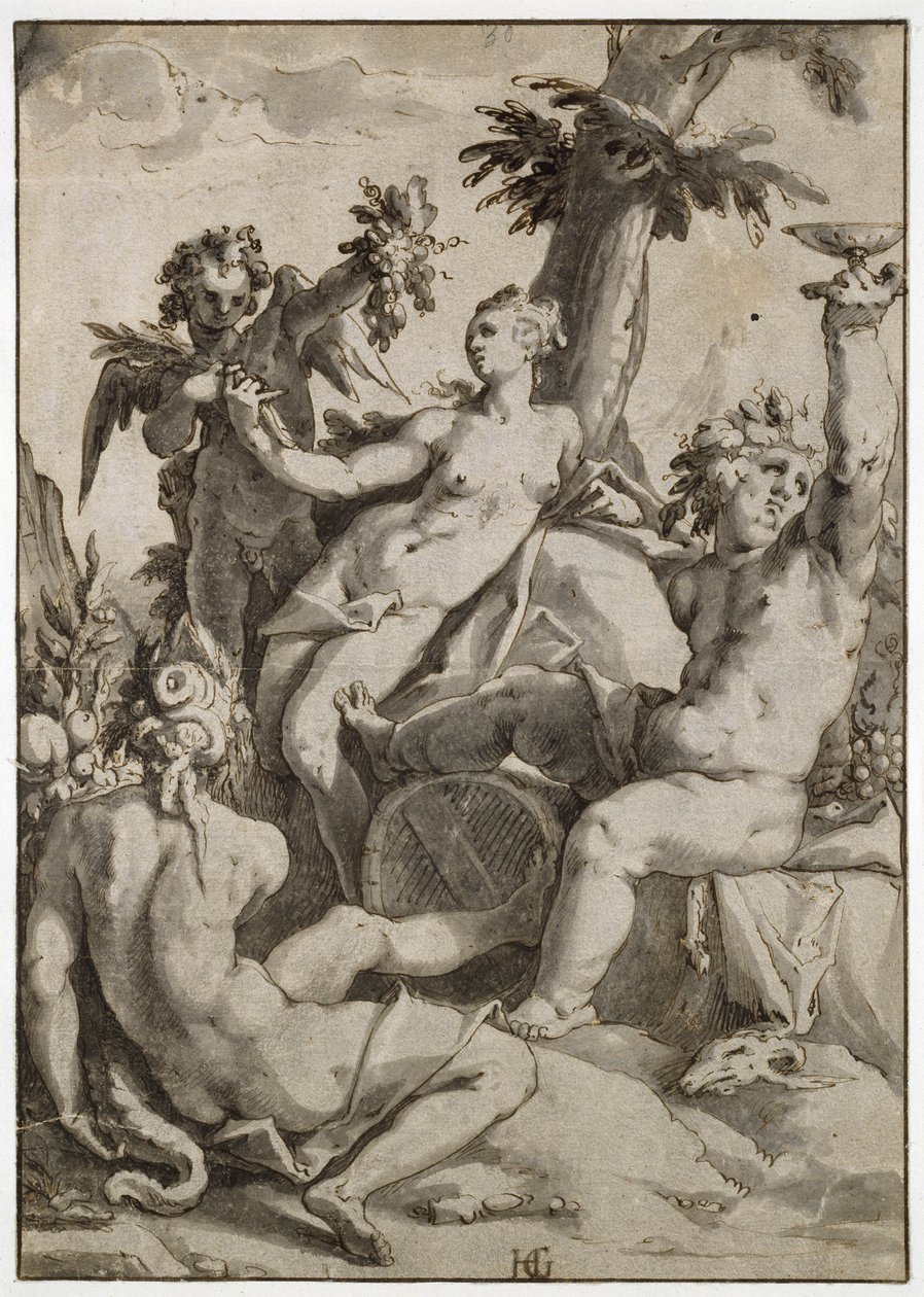 Ceres, Venus und Bacchus, 16. Jahrhundert von Hendrik Goltzius