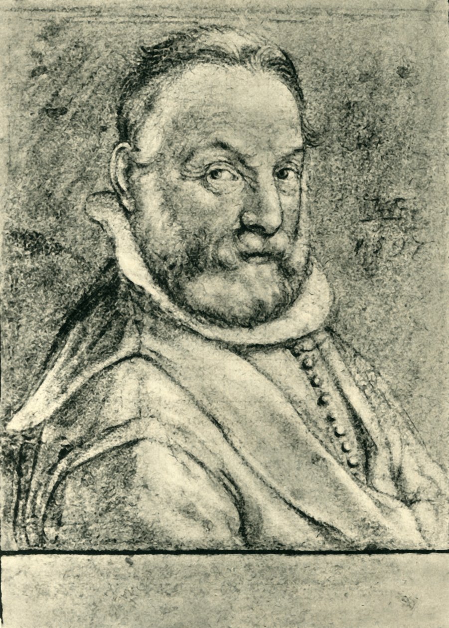 Porträt eines Mannes mit Bart, 1597, 1943 von Hendrik Goltzius