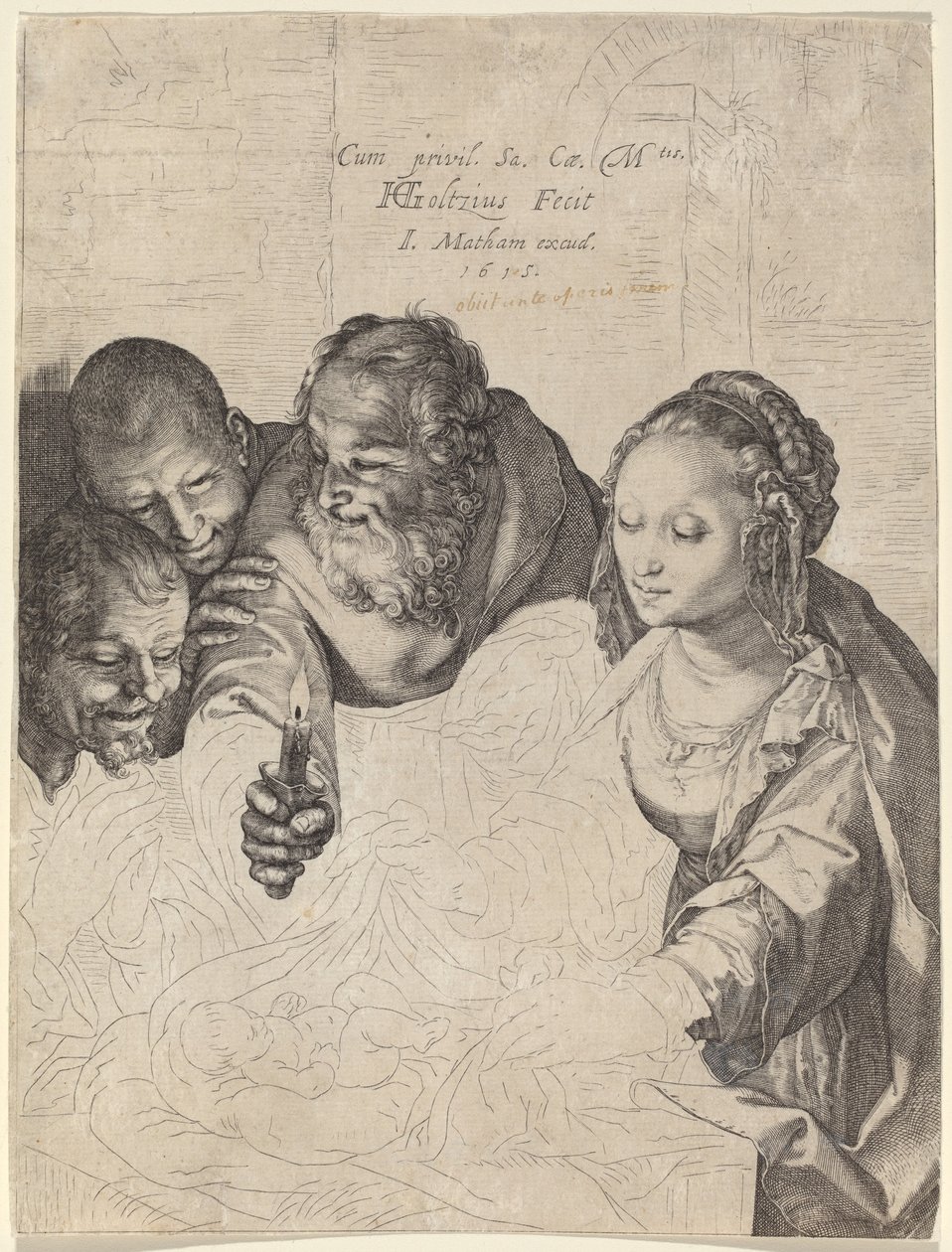 Die Anbetung der Hirten von Hendrik Goltzius